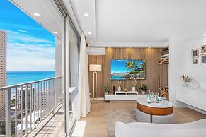 Pacific Monarch Condos Near Waikiki Beach w/ City View & Partial Ocean