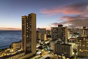 Pacific Monarch Condos Near Waikiki Beach w/ City View & Partial Ocean