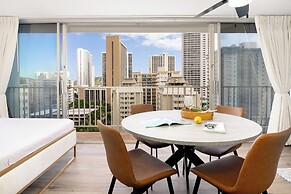 Pacific Monarch Condos Near Waikiki Beach w/ City View & Partial Ocean