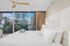 Pacific Monarch Condos Near Waikiki Beach w/ City View & Partial Ocean