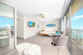 Pacific Monarch Condos Near Waikiki Beach w/ City View & Partial Ocean