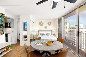 Pacific Monarch Condos Near Waikiki Beach w/ City View & Partial Ocean