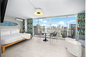 Pacific Monarch Condos Near Waikiki Beach w/ City View & Partial Ocean