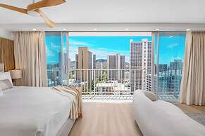 Pacific Monarch Condos Near Waikiki Beach w/ City View & Partial Ocean