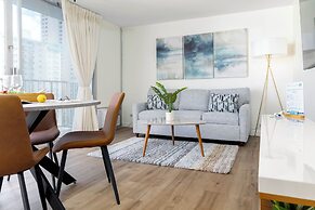 Pacific Monarch Condos Near Waikiki Beach w/ City View & Partial Ocean