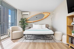 Pacific Monarch Condos Near Waikiki Beach w/ City View & Partial Ocean