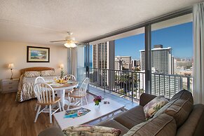 Pacific Monarch Condos Near Waikiki Beach w/ City View & Partial Ocean