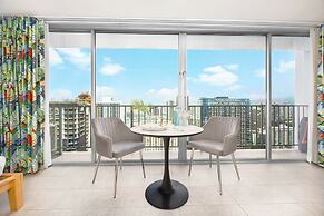Pacific Monarch Condos Near Waikiki Beach w/ City View & Partial Ocean