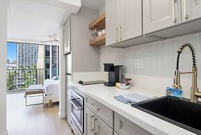 Pacific Monarch Condos Near Waikiki Beach w/ City View & Partial Ocean