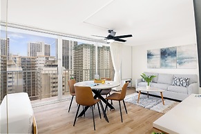 Pacific Monarch Condos Near Waikiki Beach w/ City View & Partial Ocean