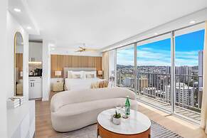 Pacific Monarch Condos Near Waikiki Beach w/ City View & Partial Ocean