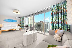 Pacific Monarch Condos Near Waikiki Beach w/ City View & Partial Ocean