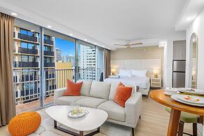 Pacific Monarch Condos Near Waikiki Beach w/ City View & Partial Ocean