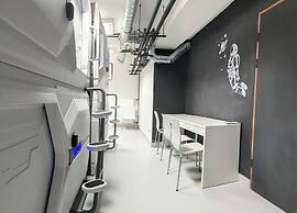 Capsule hostel Floor -1 Self Check in