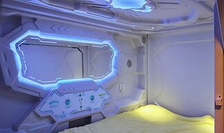 Capsule hostel Floor -1 Self Check in