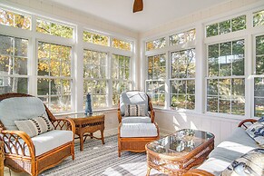 Furnished Sunroom & Deck Dining: Cape Cod Escape