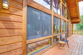 Nordic Style Lodge w/ Deck on 80 Acres in Arlee