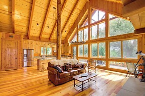 Nordic Style Lodge w/ Deck on 80 Acres in Arlee