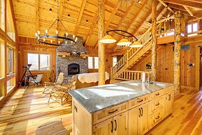 Nordic Style Lodge w/ Deck on 80 Acres in Arlee