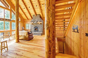 Nordic Style Lodge w/ Deck on 80 Acres in Arlee