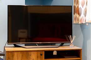 Host Stay Blue Hues on Over Street