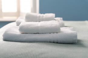 Host Stay Blue Hues on Over Street