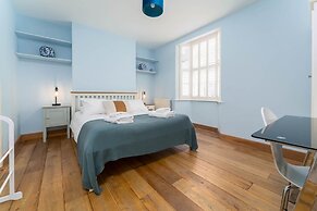 Host Stay Blue Hues on Over Street