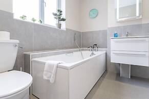 Host Stay Blue Hues on Over Street