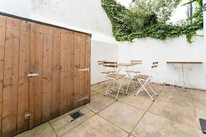 Host Stay Blue Hues on Over Street