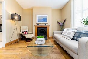 Host Stay Blue Hues on Over Street