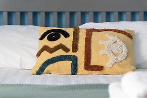 Host Stay Blue Hues on Over Street