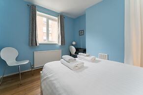 Host Stay Blue Hues on Over Street