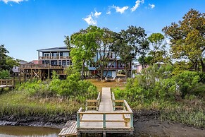 Waterfront Oak Island Home w/ Dock