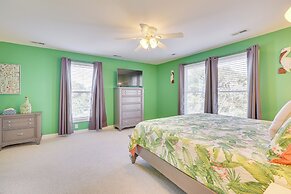 Waterfront Oak Island Home w/ Dock