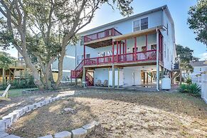 Waterfront Oak Island Home w/ Dock