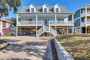 Waterfront Oak Island Home w/ Dock