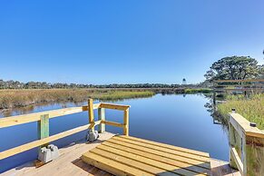 Waterfront Oak Island Home w/ Dock