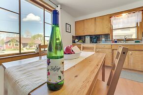 16 Mi to Sleeping Bear Dunes: Cedar Home w/ Deck