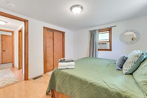 16 Mi to Sleeping Bear Dunes: Cedar Home w/ Deck