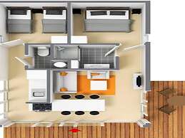 6 Person Holiday Park Home in Hesselager