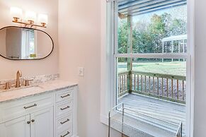 Lake-view Home in Statham w/ On-site Fishing