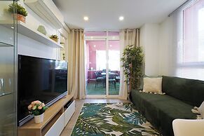 Apartment-4people-parking-castelledefels-bikes-bbq