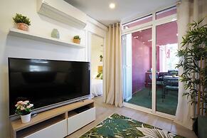 Apartment-4people-parking-castelledefels-bikes-bbq