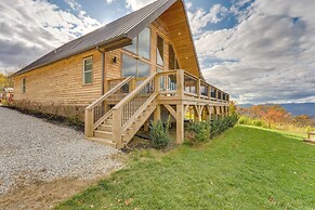 Blue Ridge Mountain-view Cabin w/ Hot Tub & Deck!