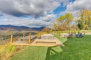 Blue Ridge Mountain-view Cabin w/ Hot Tub & Deck!