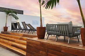 Luxe Condos Complex with Roof Pool