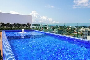 Luxe Condos Complex with Roof Pool