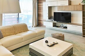 Luxe Condos Complex with Roof Pool