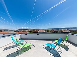 Elegant Kastel Novi Apartment With Sea View Balcony