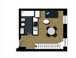 Modern Split Level Apartment